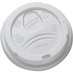 Dixie Drink-thru Lid - Round - Plastic - White Product Image 