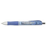 AbilityOne 7520016539299, SKILCRAFT Needle Point Rollerball Pen, Retractable, Fine 0.7 mm, Blue Ink, Blue/White/Black Barrel, Dozen Product Image 