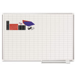 MasterVision 2" Grid Magnetic Gold Ultra Board Kit - 1" x 2" Block - (BVCMA0592830A) Product Image 