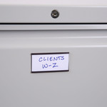 MasterVision Black Magnetic Data Cards - Support 1.75" x 3" Media - (BVCFM2630) Product Image 