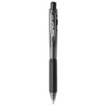 Pentel WOW! Retractable Ballpoint Pens - 1 mm Medium Pen Point - Retractable - Black Ink - Black Barrel (PENBK440A) Product Image 