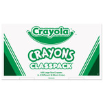 Crayola 8-Color Crayon Classpack - 4" Length x 0.4" Diameter - Red, Blue, Yellow, Orange, Green, Purple, Brown, Black, Violet (CYO528038) Product Image 