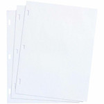 Wilson Jones Plain Ledger Paper - Plain - Unruled Front Ruling - 3 Hole(s) - 28 lb Basis Weight - Letter Product Image 