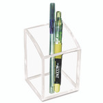 Kantek Pen/Pencil Cup - 4" Height x 3" Width x 3" Depth - Acrylic - Clear (KTKAD20) Product Image 