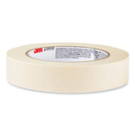 Highland Economy Masking Tape - 60 yd Length x 0.71" Width x 4.4 mil Thickness - 3" Core - Tan - Rubber Backing - For Labeling, Bundling, Wrapping, Mounting, Holding (MMM260018A) Product Image 