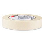 Highland Economy Masking Tape - 60 yd Length x 1" Width x 4.4 mil Thickness - 3" Core - Tan - Rubber Backing - For Labeling, Bundling, Mounting, Wrapping, Holding (MMM260024A) Product Image 