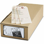 Avery Repair Tags, Manila, Strung, 5-1/4" x 2-5/8" ,500 Tags (15030) - 5.25" Length x 2.63" Width - Rectangular - 1 to 500 Print Serial - String Fastener - Card Stock Product Image 