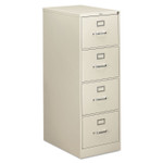 HON 310 H314C File Cabinet - 52" Height x 18.3" Width x 26.5" Depth - 4 - Finish: Light Gray - Lockable, Durable, Label Holder - For File, Office, File Folder, Desk (HON314CPQ) Product Image 