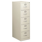 HON 310 H315C File Cabinet - 60" Height x 18.3" Width x 26.5" Depth - 5 - Finish: Light Gray (HON315CPQ) Product Image 