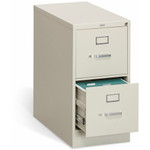 HON 310 H312 File Cabinet - 29" Height x 15" Width x 26.5" Depth - 2 - Finish: Putty Product Image 