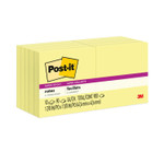 Post-it Super Sticky Adhesive Notes - 900 - 2" Flag/Note Width x 2" Flag/Note Length - Square - 90 Sheets per Pad - Unruled (MMM62210SSCY) Product Image 