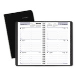 AT-A-GLANCE DayMinder Block Format Weekly Appointment Book, Tabbed Telephone/Add Section, 8.5 x 5.5, Black, 12-Month (Jan to Dec): 2026 Product Image 