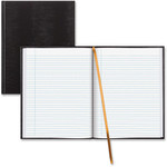 Blueline Hardbound Executive Journal - 150 Sheets - Perfect Bound - Ruled Margin - 11" x 8 1/2" Sheet Size - White Paper Product Image 
