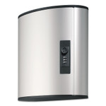 DURABLE Predrilled Brushed Key Cabinet - 11.9" Width x 4.9" Depth x 11" Height - Security Lock - Silver (DBL196623) Product Image 