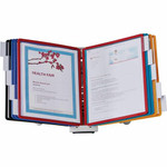 DURABLE Sherpa Desk Reference System - Desktop - 10 Panels - Support Letter 8.50" x 11" Media - Expandable - Assorted Product Image 