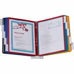 DURABLE Sherpa 10-Panel Wall Reference System - 10 Panels - Support Letter 8.50" x 11" Media - Expandable - Assorted Product Image 