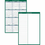 At-A-Glance Vertical Reversible Erasable Wall Calendar - Large - Julian Dates - Yearly - 12 Month - January 2026 to December 2026 Product Image 