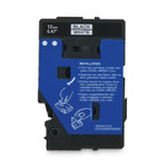 Brother P-Touch TC Tape Cartridges for P-Touch Labelers, 0.5" x 25.2 ft, Black on White, 2/Pack Product Image 