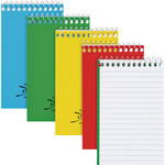 Rediform Wirebound Memo Notebooks - 60 Sheets - Wire Bound - 3" x 5" Sheet Size - White Paper - Assorted Cover - (RED31120) Product Image 