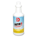 Big D Industries Enzym D Digester Liquid Deodorant, Lemon, 32 oz Bottle, 12/Carton (BGD500) View Product Image