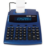 Victor 12253A Commercial Calculator - Dual Color Print - 3 lps - Big Display, Clock, Date - 0.75" - 12 Digits Product Image 
