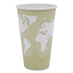 Eco-Products 16 oz World Art Hot Beverage Cups - 16 fl oz - Multi - Paper, Resin - Hot Drink - 50/Pack (ECOEPBHC16WA) Product Image 