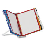 DURABLE InstaView Desktop Reference System - Desktop - 10 Panels - Support Letter 8.50" x 11" Media - Expandable (DBL561200) Product Image 