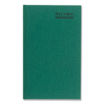Rediform Emerald Series Account Book - 150 Sheet(s) - Gummed - 7.25" x 12.25" Sheet Size - Green - White Sheet(s) (RED56111) Product Image 