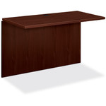 HON 10500 Series Bridge - 29.5" Height x 47" Width x 24" Depth - Square Edge - Finish: Laminate, Mahogany - For Office Product Image 