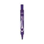 Avery Marks A Lot Large Desk-Style Permanent Markers - 4.7625 mm Chisel Marker Point - Purple Ink - Purple Plastic Barrel (AVE08884) Product Image 