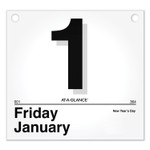 At-A-Glance "Today Is"Wall Calendar Refill - Large - Julian Dates - Daily - 12 Month - January 2026 to December 2026 (AAGK450) Product Image 