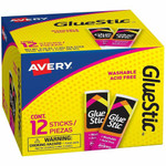 Avery Permanent Glue Stic - 0.26 oz - White Product Image 
