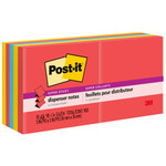 Post-it Super Sticky Dispenser Notes - Playful Primaries Color Collection - 900 - 3" Flag/Note Width x 3" Flag/Note Length - Square - 90 Sheets per Pad Product Image 