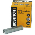 Bostitch 1/2" Heavy Duty Staples 5000 - Heavy Duty - 1/2" Leg - 1/2" Crown - Holds 85 Sheet(s) - Heavy Duty, Chisel Point (BOSSB35125M) Product Image 