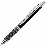 EnerGel Energel Alloy Retractable Gel Pen - 0.7 mm Medium Pen Point - Refillable - Retractable - Black Ink - Gel-based - (PENBL407AA) Product Image 