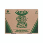 Crayola 8-Color Ultra-Clean Washable Marker Classpack - Broad Conical Marker Point - Assorted Ink (CYO588200) Product Image 