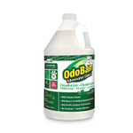 OdoBan Eucalyptus Multi-purpose Deodorizer Disinfectant Concentrate - Concentrate - 128 fl oz (4 quart) - Eucalyptus Scent - Deodorant, Disinfectant, Residue-free, Antibacterial - Green (ODO911062G4) Product Image 