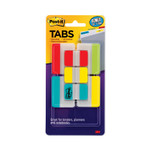 Post-it Tabs Value Pack - Primary Colors - Write-on Tab(s) - 1" Tab Height x 2" Tab Width - Red, Yellow, Blue, Green Tab(s) - Tear Resistant, Wear Resistant, Durable, Repositionable (MMM686VAD2) Product Image 