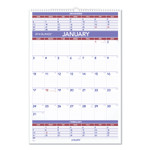 At-A-Glance 3-Month Wall Calendar - Large - Julian Dates - Monthly - 12 Month - January 2026 to December 2026 (AAGPM628) Product Image 