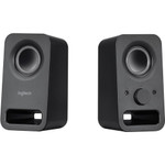 Logitech Multimedia Speakers Z150 with Clear Stereo Sound (Midnight Black, 3W RMS) - Headphone Product Image 
