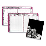 Floradoodle Weekly/Monthly Professional Planner, Floral Artwork, 11 x 8.5, Black/White Cover, 12-Month (Jan-Dec): 2026 Product Image 