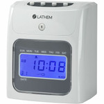 Lathem 400E Top Feed Electronic Time Clock Kit - Card Punch/Stamp Product Image 