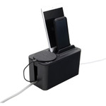 Bluelounge Cable Box Mini Station - Cable Box - Black - 9.30" Length (AVTBLUCBM1BL02) Product Image 