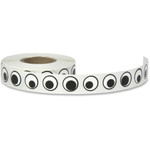 Creativity Street Wiggle Eyes Stickers - Fun, Learning Theme/Subject - 1000 x Eye Shape - Self-adhesive - Black/White (PACAC340201) Product Image 