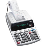 Canon MP11DX 2-Color Printing Calculator - Dual Color Print - Clock, Calendar, Built-in Memory, Date/Time Display - 12 Digits - 3.1" Height x 8.2" Width x 12" Length - Silver (CNMMP11DX2) Product Image 