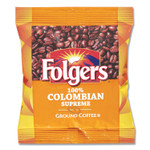 Folgers Coffee, 100% Colombian, Ground, 1.75oz Fraction Pack, 42/Carton (FOL06451) View Product Image