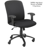 Safco Big & Tall Executive High-Back Chair - Black Seat Color - (SAF3490BL) Product Image 