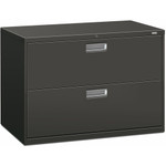 HON Brigade 600 H692 Lateral File - 28.4" Height x 42" Width x 18" Depth - 2 - Finish: Charcoal Product Image 
