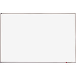 Quartet Whiteboard - 48" (4 ft) Width x 96" (8 ft) Height - White Melamine Surface - Silver Aluminum Frame - Horizontal Product Image 