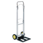 Safco HideAway Aluminum Hand Truck, 250 lb Capacity, 15.5 x 16.5 x 43.5, Aluminum Product Image 
